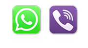 мы доступны в Viber, WhatsApp
