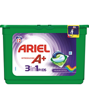   Капсулы для стирки Ariel Pods Color$Style 3 in 1, 12 шт