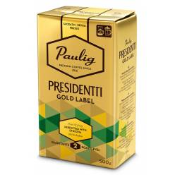 Кофе молотый Paulig  Presidentti Gold Label крепость-2 500 г