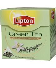 Зеленый чай Lipton с лепестками роз и жасмином в пирамидках 20шт