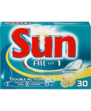  Таблетки для посудомоечной машины Sun konetiskitabletti All-in-1 Lemon 30шт.