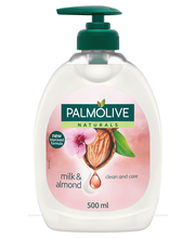  Жидкое мыло для рук Миндаль-Молоко Palmolive Naturals Milk & Almond 500мл