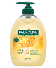 Жидкое мыло для рук Мед-Молоко Palmolive Naturals Milk & Honey  500мл