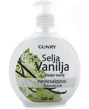 Жидкое мыло для рук Ваниль Gunry Nestesaippua Selja Vanilj 500мл