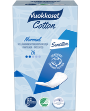 Ежедневные прокладки с хлопком Vuokkoset Cotton Norma 26шт.