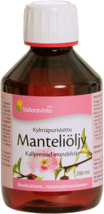 Миндальное масло холодного отжима Valioravinto Mantelioiiy 200мл