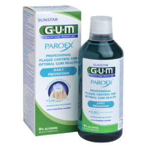 Ополаскиватель для полости рта антибактериальный GUM Paroex 0.06%, 500мл