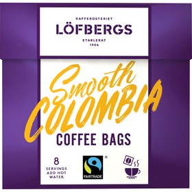 Растворимый кофе в пакетиках Löfbergs "Smooth Colombia" 8шт. 