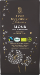 Кофе молотый органический Arvid Nordquist Selection Blond luomu 450гр