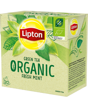  Зеленый чай Lipton Organic Fresh Mint Органический с мятой 20пак.