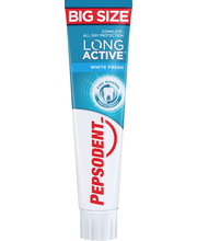 Зубная паста  паста отбеливающая  Pepsodent Long Active White Fresh BIG SIZE 125мл