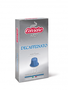  Кофе в капсулах без кофеина Carraro Nespresso Decaffeinato Blend 10шт.