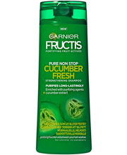 Шампунь для жирных и нормальных волос (огурец) Garnier Fructis Pure Non Stop Cucumber Fresh 250мл