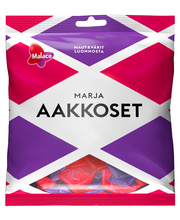 Ассорти ягодных жевательных конфет Malaco Aakkoset Marja 315гр