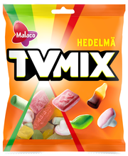  Ассорти фруктовых жевательных конфет Malaco TV Mix Hedelmä 325гр