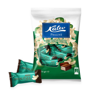 Конфеты пралине с орехом кешью Kalev praline candy with cashew nut 175гр