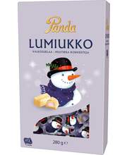  Шоколадные конфеты с начинкой из черничного трюфеля Panda Lumiukko suklaakonvehti 280гр