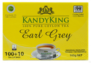 Чай черный с бергамотом, пакетированный KandyKing Earl Grey 110шт.