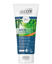 Мужской органический шампунь для волос и тела 3 в 1 lavera Men Shower Gel 200мл