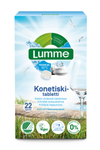 Экологические таблетки для посудомоечной машины Lumme konetiski tabletti 22шт.