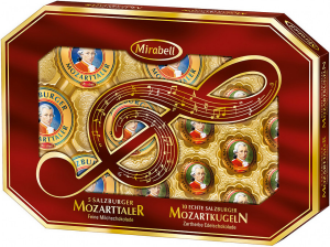 Конфеты марципановые в шоколаде Mozart Geschenkpackung 271гр