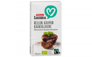 Какао порошок органический Pirkka Luomu Reilun kaupan kaakaojauhe 125гр