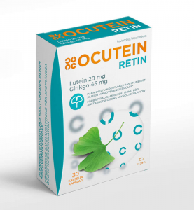Супер комплекс для здоровья глаз с Гинко билоба Окутеин, Ocutein Retin  30кап.