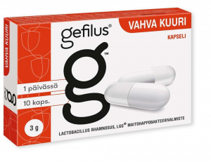 Лактобактерии усиленная формула Gefilus Strong Cure 10кап.
