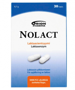 Фермент для расщепления лактозы Nolaсt, Нолакт 30кап.