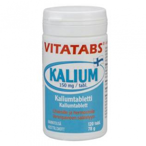 Цитрат калия Vitatabs Kalium 150 мг 120шт.