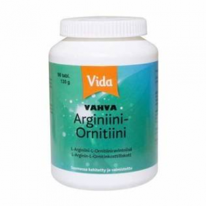 Витамины для сердца и сосудов Аргинин-Орнитин Vida Strong Arginine Ornithine 90кап.