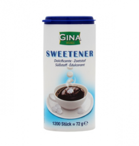 Заменитель сахара Gina Sweetener 1200 таб.