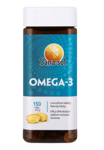 Рыбий жир (Омега-3) Sana-sol 150капсул