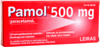 Парацетомол Pamol 500 mg 10таб.