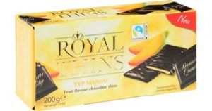 Шоколадные пастилки (манго) Royal Thins Mango 200гр
