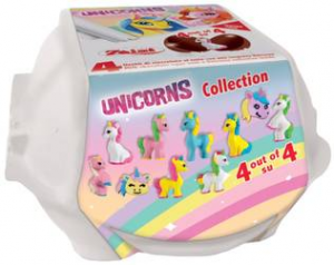 Шоколадные яйца с сюрпризом Unicorn Surprise Egg 4-Pack 80гр