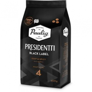  Кофе зерновой (крепость 4) Paulig Presidentti Label 400гр