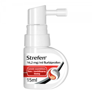 Спрей для лечения боли в горле Strefen, Стрефен (мед и лимон)16,2 мг/мл 15мл