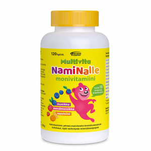 Жевательные мультивитамины для детей (ягоды) Multivita NamiNalle 60таб.