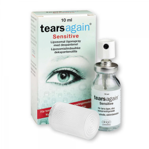 Спрей для глаз без консервантов от сухости глаз с липосомами Tearsagain Sensitive 10мл