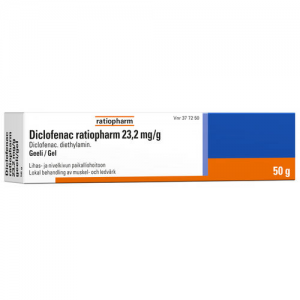 Обезболивающий гель ДИКЛОФЕНАК 23,2 мг/г 50гр
