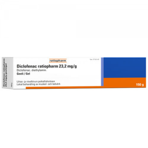 Обезболивающий гель ДИКЛОФЕНАК 23,2 мг/г 150гр