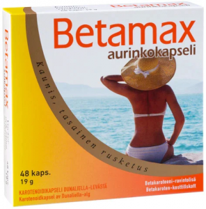 Витамины Betamax (бета-каротин) для загара и его сохранения 48шт.