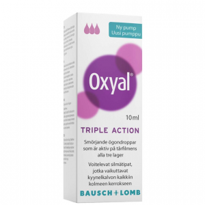 Oxyal увлажняющие капли для глаз тройного действия 10 мл