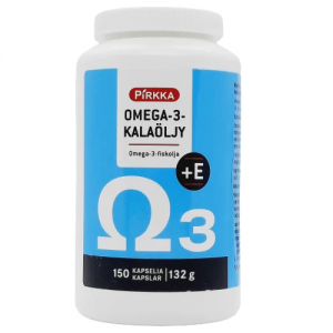 Омега 3+витамин Е Pirkka omega-3-kalaljy 150кап.
