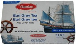 Черный чай Victorian Earl Grey  100пак