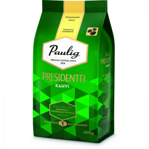Кофе в зернах легкой обжарки (крепость 1) Paulig Presidentti 1кг
