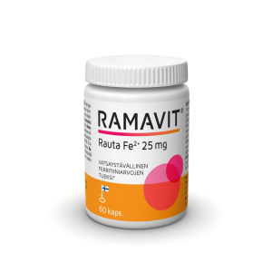 Железо RaMaVit железо 25 мг + витамин C 60капсул