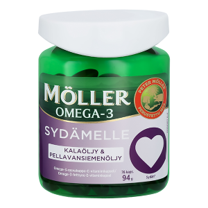 Витамины Moller Omega - 3 Sydamelle для сердца 76капс.