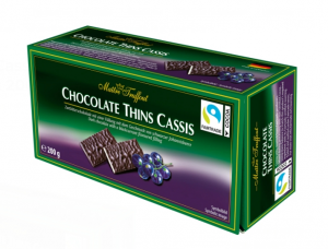  Шоколад Maitre Truffout Chocolate Thins черная смородина 200гр